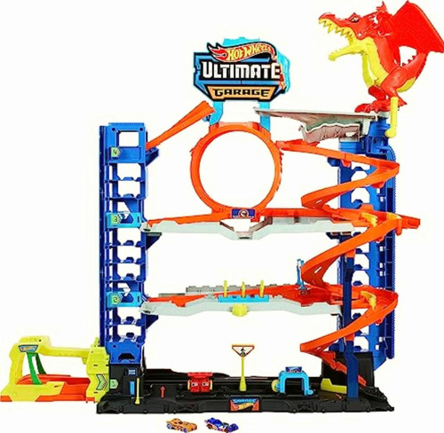 Hot Wheels City Pista De Juguete Ultimate Garage A Escala