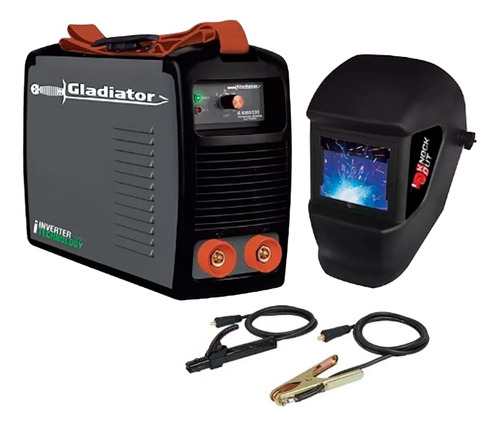 Imagen 2 de 6 de Soldadora inverter Gladiator IE 6200/7/220 gris 60Hz 220V - 230V