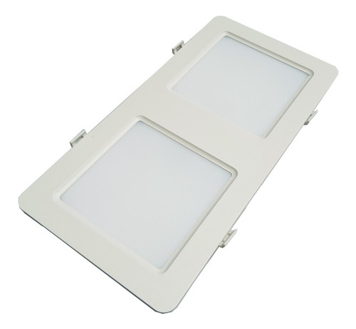 Panel Led Incrustar Recta Osaky Color Blanco 24w Luz Blanca 