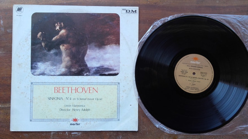 Sinfonía N° 4 De L. V. Beethoven. Disco Vinilo