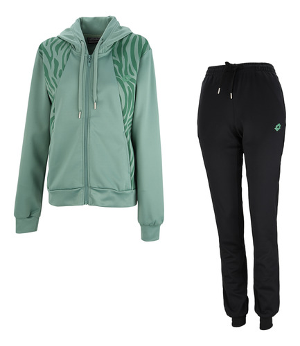 Conjunto Training Lotto Miata Mujer En Verde