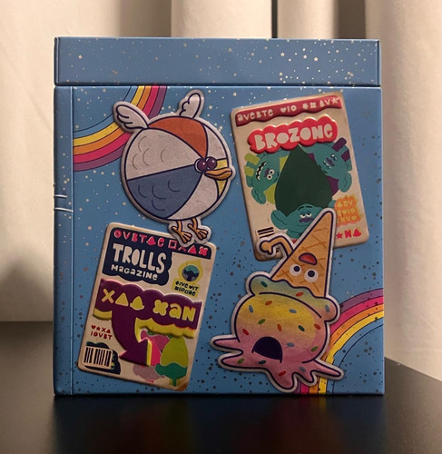 Balde Pochoclero Trolls 3 - Coleccionable - Cinemark Azul Claro (Usado)