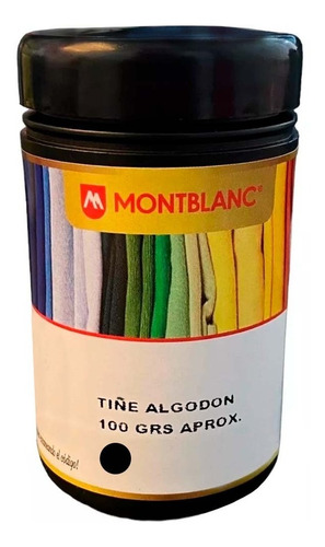 Anilina Tiñe Algodón Montblanc Colores 100 Grs