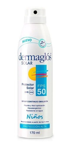 Dermaglós Protector Solar Fps 50 Niños Spraypieles Sensibles