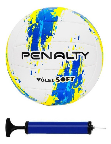 Bola Volei Penalty Soft X + Bomba De Ar