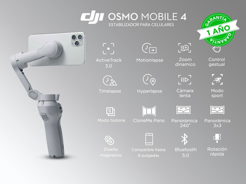 Dji Osmo Mobile 4 Estabilizador Celular Profesional + Combo