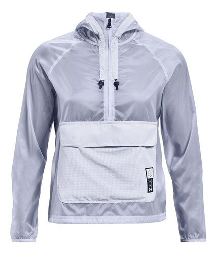 Campera Under Armour Run Anywhere Anorak Gris