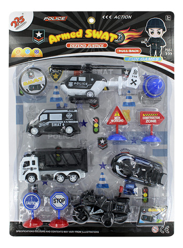 Set Juego De Policía Juguete Infantil Para Niños