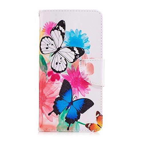 Protector Funda Huawei Y5 Lite 2017 Mariposa Estuche 