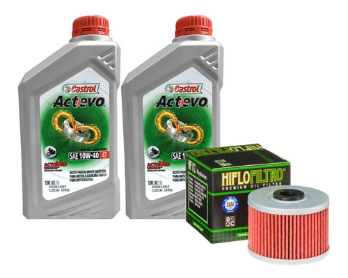 Kit Service Honda Cb New Twister 250 Aceite Castrol + Filtro