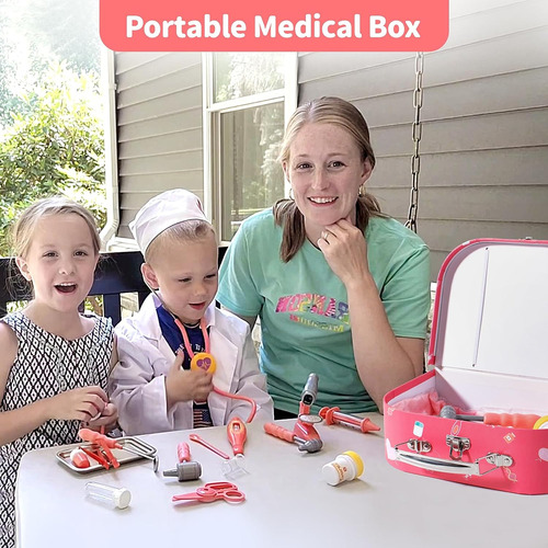 Doctor Kit For Kids 5-7, 21pcs Setend Play Set Doctor Set -
