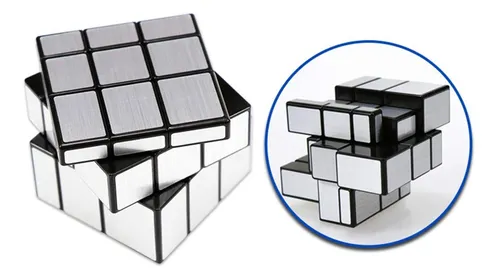 Sun-way Speed Cube - Juego De 3 Cubos De Espejo Fantasma, J.