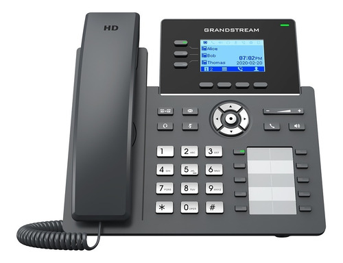 Teléfono Ip Esencial De 3 Líneas Grandstream Grp2604-p