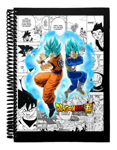 Cuaderno Libreta Espiral 80 Hojas Anime A6 - Dragon Ball Z