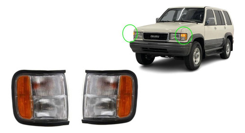 Juego Faros P/ Isuzu Trooper 92 93 94 95 96 97 Delantero