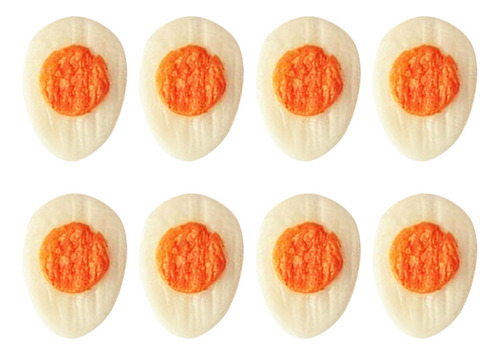 Minihuevos Decorados Con Forma De Juguete Para Comida, 8 Uni