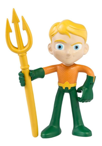 Muñeco Aquaman Figura Flexible Dc Acuaman Colección La Plata