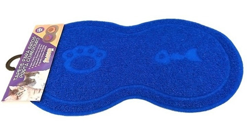 Tapete Porta Comedouro Litter Mat Trap P/ Gatos Emborrachado