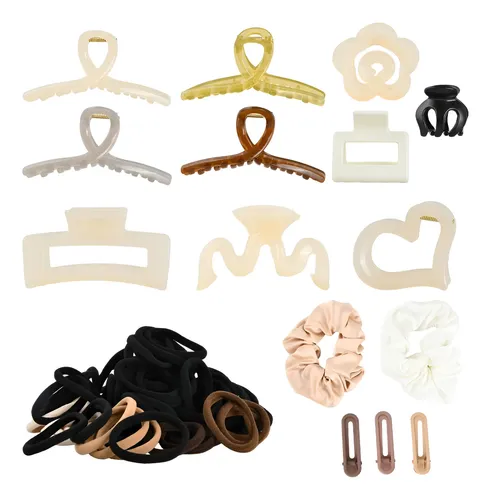 Broches Cabello De Pelo Mujer Pinzas Para El Cabello 115 Pcs Mezcla De ...
