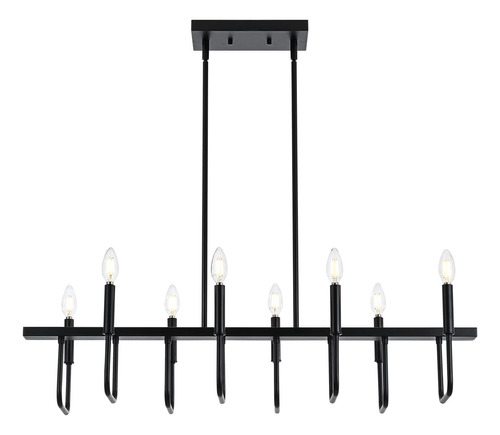 Niloah Lampara Comedor Mesa Moderna Granja 8 Candelabro Luz