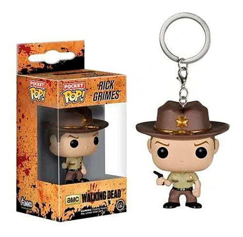 ¡Funko Pocket Pop! llavero Walking Dead Amc Rick Grimes