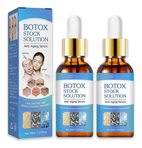 Suero Facial Botox Stock Solution De 2 Piezas, Suero Facial.