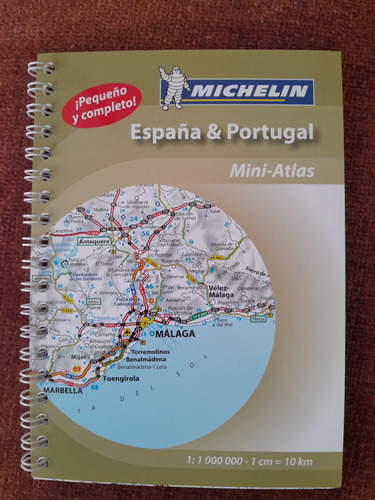 España & Portugal Mini -atlas Michelin. Nuevo. Ed. 2015