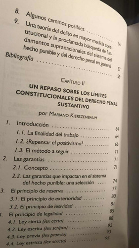 Teoría Del Delito Y Garantías Constitucionales., De Rusconi, Maximiliano - Kierszenbaum, Mariano. Editorial Ad-hoc, Tapa Blanda, Edición 2009 En Español