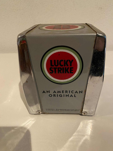 Servilletero Coleccionable Lucky Strike Metálico