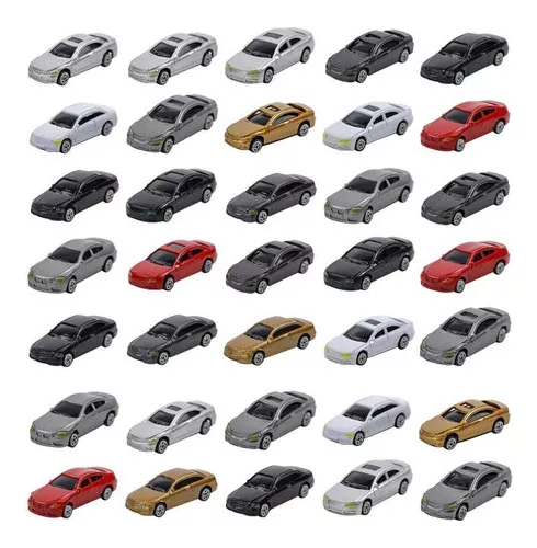 50 Unidades De Maquetas De Coches A Escala 1:75, Maqueta De