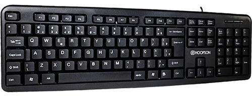 Teclado Usb C/ Fio Tpc-058 - Hoopson Cor de teclado Preto Idioma Português Brasil