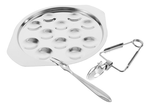 Plato De Cocina Con Forma De Caracol Y Caracol De Acero Inox