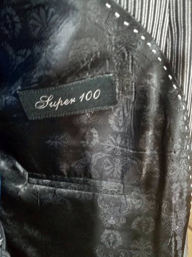 Imagen 4 de 5 de Ambo Rayado Super 100 Calidad Premium