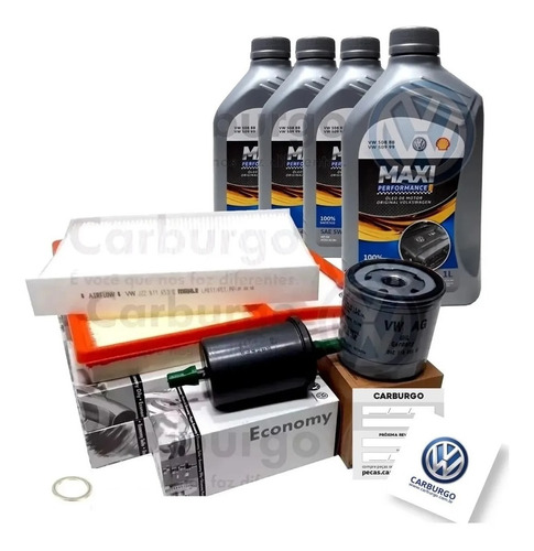 Kit Revisão Completo Original Volkswagen Filtros Up 1.0 Mpi