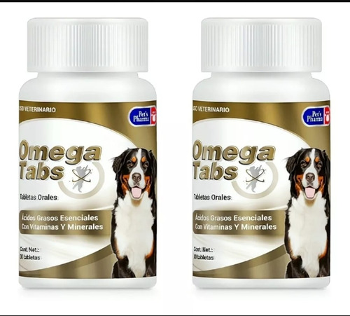 Kit De 2 Omega Tabs Ages Vitaminasminerales 30tb Pet´spharma