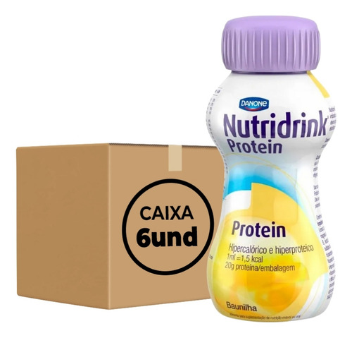 Tridrink Protein Banilha 200ml (kit C/06) - Danone