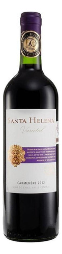 Pack De 2 Vino Tinto Santa Helena Varietal Carmenere 750 Ml
