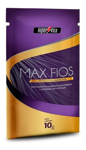 Max Fios Sachê 10g Tratamento Para Nutrição Capilar Avançada