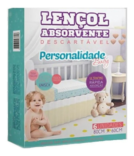 Lençol Descartavel Personalidade Baby C/06