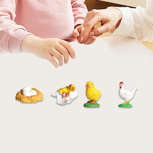 Ciclo De Vida De Los Juguetes De Pollo, Figuras De Animales