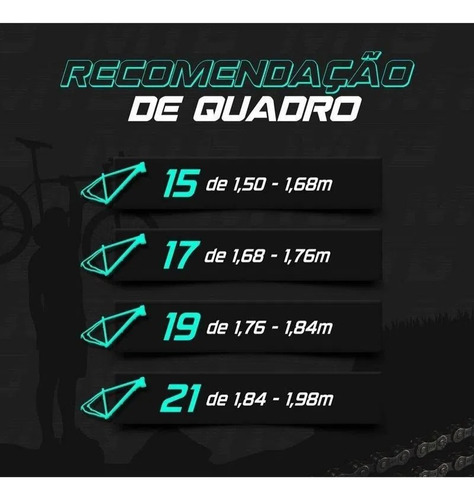 Bicicleta Cripto Start Aro 29 21 Marchas Freios Disco