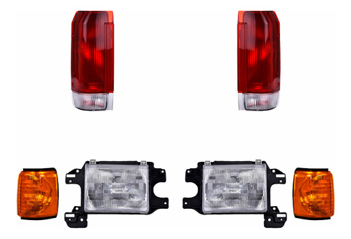 Calaveras + Faros Depo Ford F-150 1987-1991