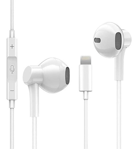 Audifonos Bluetooth Compatible iPhone XR 11 12 13. Color Blanco