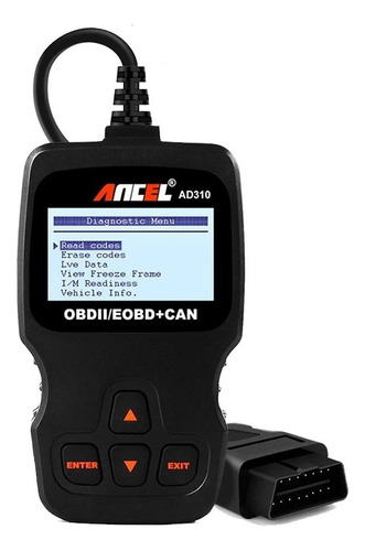 Escáner Obd2 2024 Ancel Ad310 Diagnóstico De Motores Automot