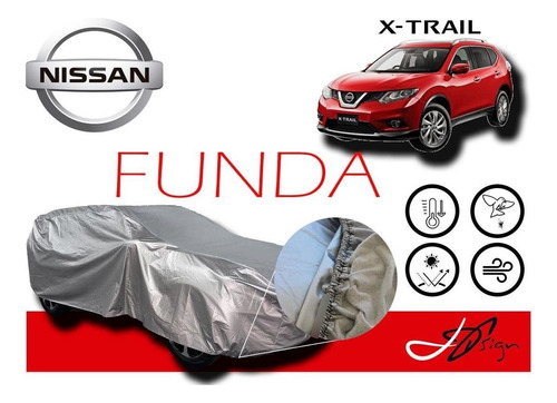 Funda Broche Afelpada Eua Nissan X-trail 2015-17