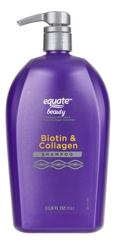 Equate Beauty Champú Diario Nutritivo Con Biotina Y Colágeno