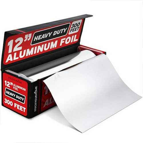 Rollo Papel Aluminio Resistente, 300 Ft X 12 