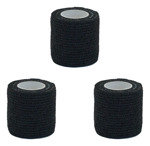 Pack 3 Vendas Cohesivas Compatible Con Coban 4,5 Mt X 5 Cm