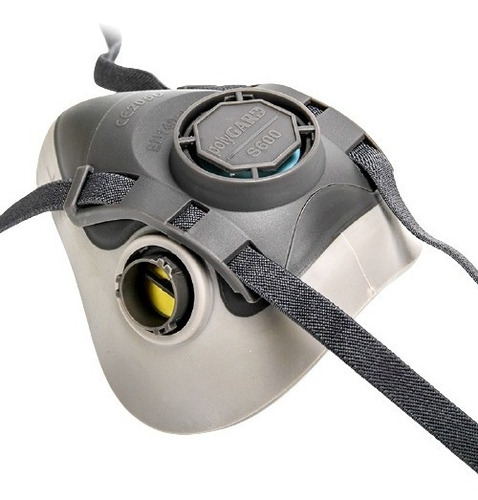 Imagen 2 de 2 de Mascarilla Profesional Respirador Medio Rostro Polygard S600