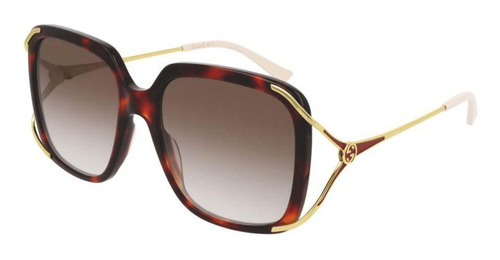 Óculos Solar Gucci Gg0647s-002 56 - Tartaruga
